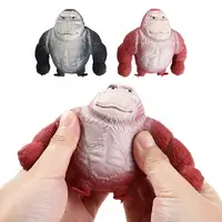 Creative Funny Giant Gorilla Figure Soft Rubber Toys Slow Rebound Stretch Squeezing Monkey Miniatures Elastic Toy 1