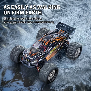 1/16 Scale Hobby RC Car, 50 Km/h High-Speed 4WD RC Truck, 2.4 GHz Remote Control Car, All-Terrain Electric Vehicle, 4X4 Remote C 4