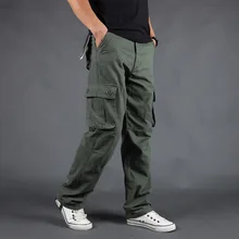 

Multi pocket Cargo Harem Joggers Pants Men Tactical Casual Harajuku Streetwear Sweatpant Trousers Male Pants baggy Plus size 44