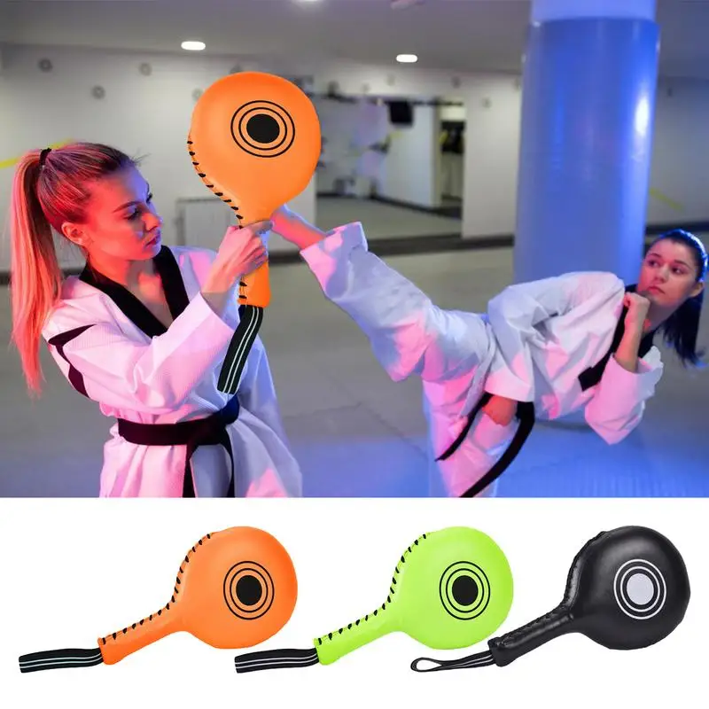 Taekwondo Kick Pads Kicking Boxing Punching Bag Mat Sandbag PU Leather Training Equipment for Karate Martial Arts Muay Thai