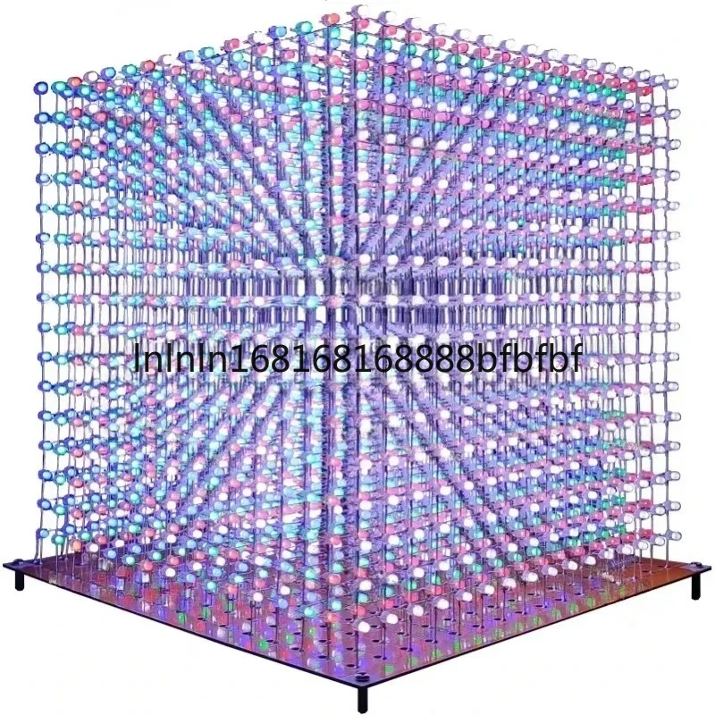 DIY 제작 부품에 적합 맞춤 애니메이션 지원 3D16미니 라이트 큐브 키트 16x16x16