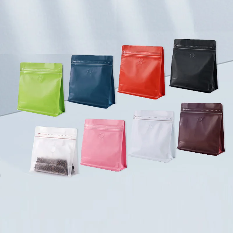 Resealable Thick Aluminum Foil Zipper Bags for Coffee and Tea Packaging, 25-Pack