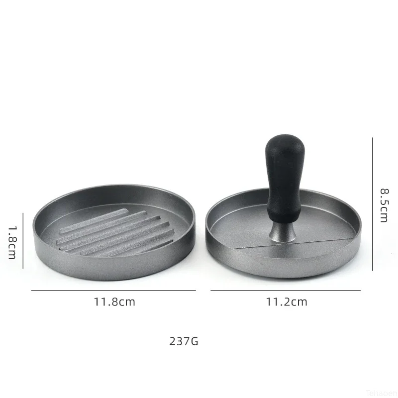 Burger Press Round Hamburger Mold Aluminum Alloy Hamburguer Meat Beef BBQ Smash Burger Press For Cutlets Kitchen Food Mold