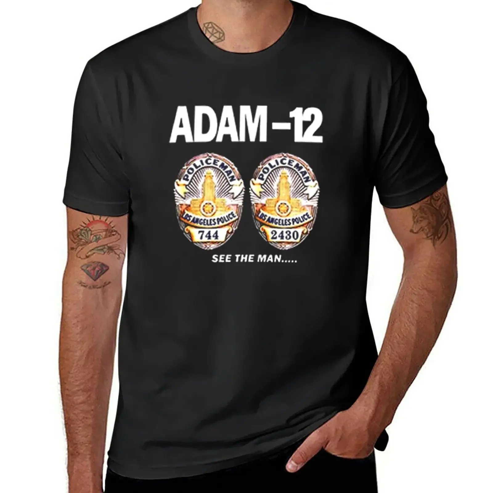 

Adam-12 TV Series 70's Retro T-Shirt anime anime clothes graphics plus sizes men t shirts