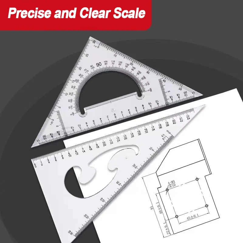 Mechanical drawing tool set, compass for professional drawing, engineering drawing tool kit for college students, engineering dr