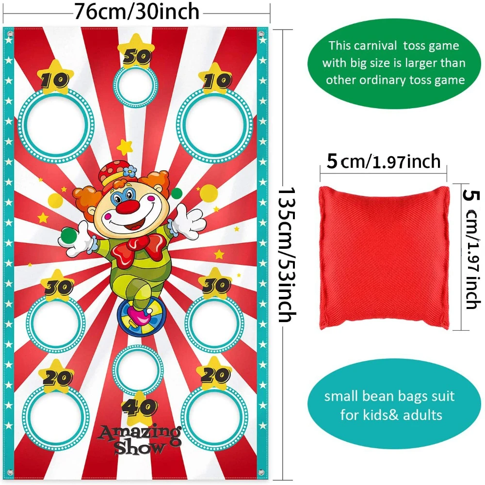 Kids & Adults Tossing Bean Bags 4