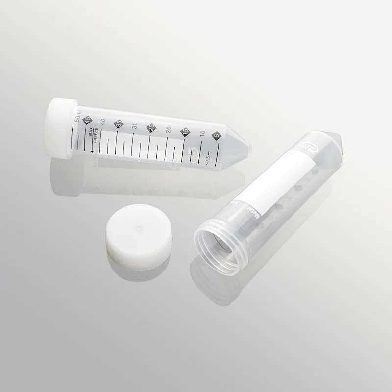 LABSELECT Sterilized centrifuge tube, With plastic rack, 50ml Centrifuge tube, Free of heavy metals, 25 pieces/pack, CT-012-50MF