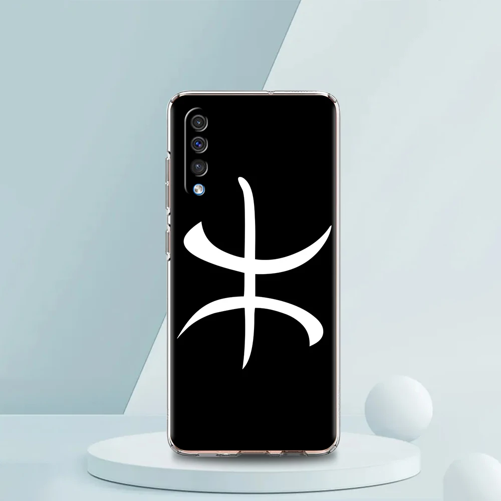 Amazigh Berber Flagge Luxus Transparent Telefon Fall für Samsung Galaxy A12 A02 A03S A50 A70 A40 A10 A20 A30 Abdeckung Silikon Shell – Detail 4