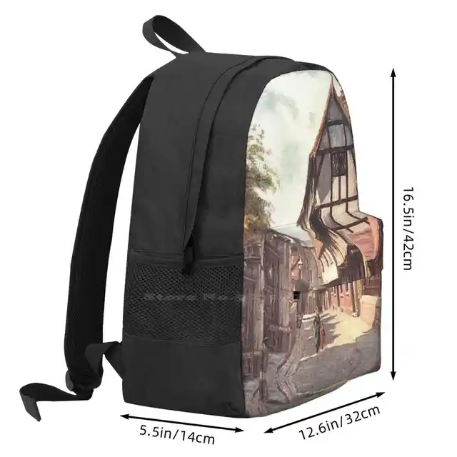 Priory Row Large Capacity School Backpack