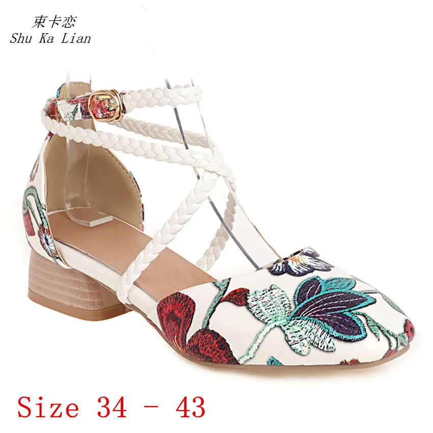 

Women Low Med High Heels Pumps D'Orsay Med Heel Shoes Woman Party Wedding Shoes Kitten Heels Plus Size 34 - 40 41 42 43