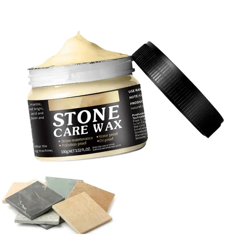 Stone Polishing Wax Marble Polishing Wax Stone Care Wax Stone Floor Glazing Maintenance Ceramic Tile Wax Granite Polish Wax 4