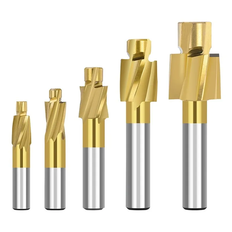 HAMPTON Pilot Schlitzwerkzeug Bit M3-M16 Senker Schaftfräser HSS Fräser für Metallfräsen Pilot Loch Senkerfräser – Detail 3