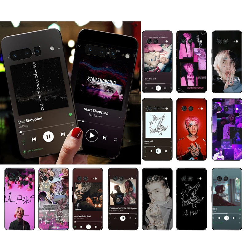 

Lil Peep Hellboy Album Phone Case for Google Pixel 8 7 Pro 7a 6A 6 Pro 5A 4A 3A Pixel 4 XL Pixel 5 6 4 3 3A XL Funda
