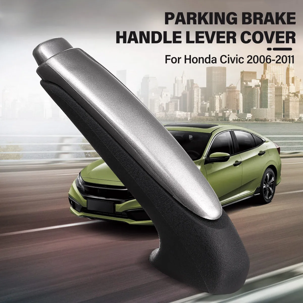 5/10pcs Car Handle Grip Cover Parking Hand Brake Handbrake Handle Sleeve Protector For Honda Civic 2006 2007 2008 2009 2010 2011