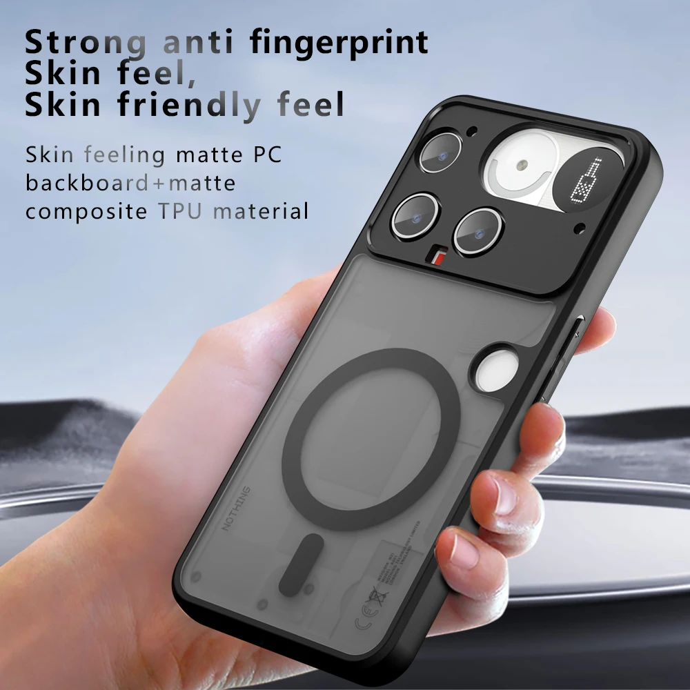 MagSafe Magnetic Wireless Charging Shockproof Matte Case