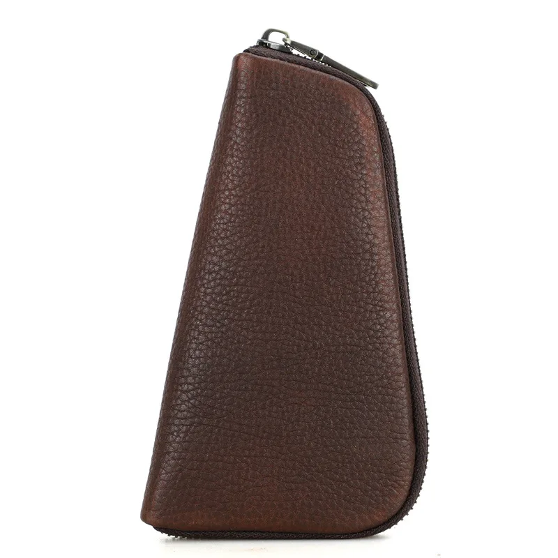 Vintage Genuine Leather Tobacco Pipe Pounch Portable Storage Bag for Tobacco Pipe Smoking Accessories Tool Men's Gift tobacco smoking accessories
