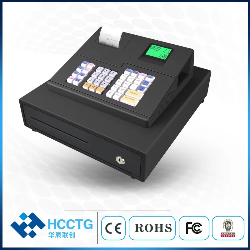 

USB Electronic Cash Register with 58MM Thermal Printer casio replacement for retail shop ECR600