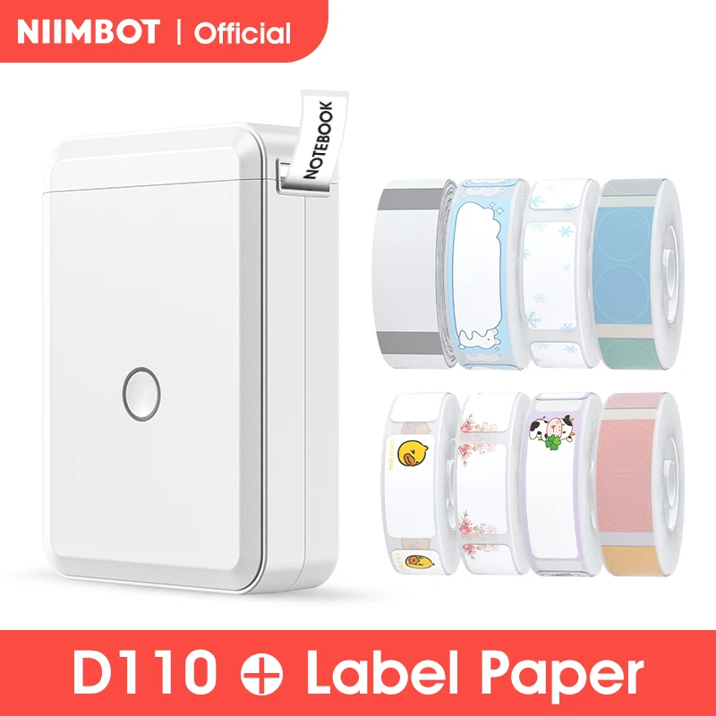 Niimbot D110 D11 D101 stampante per etichette portatile intelligente Mini stampante per etichette autoadesiva tascabile per la casa dell'ufficio