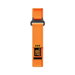 Versatile 22mm Easy Fit Nylon Sport Strap - Active Lifestyle Watchband for 22MM (Orange)