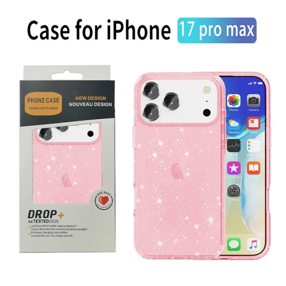 Luxury Glitter Rugged Armor Multi-layer Anti-Drop Bumper Case