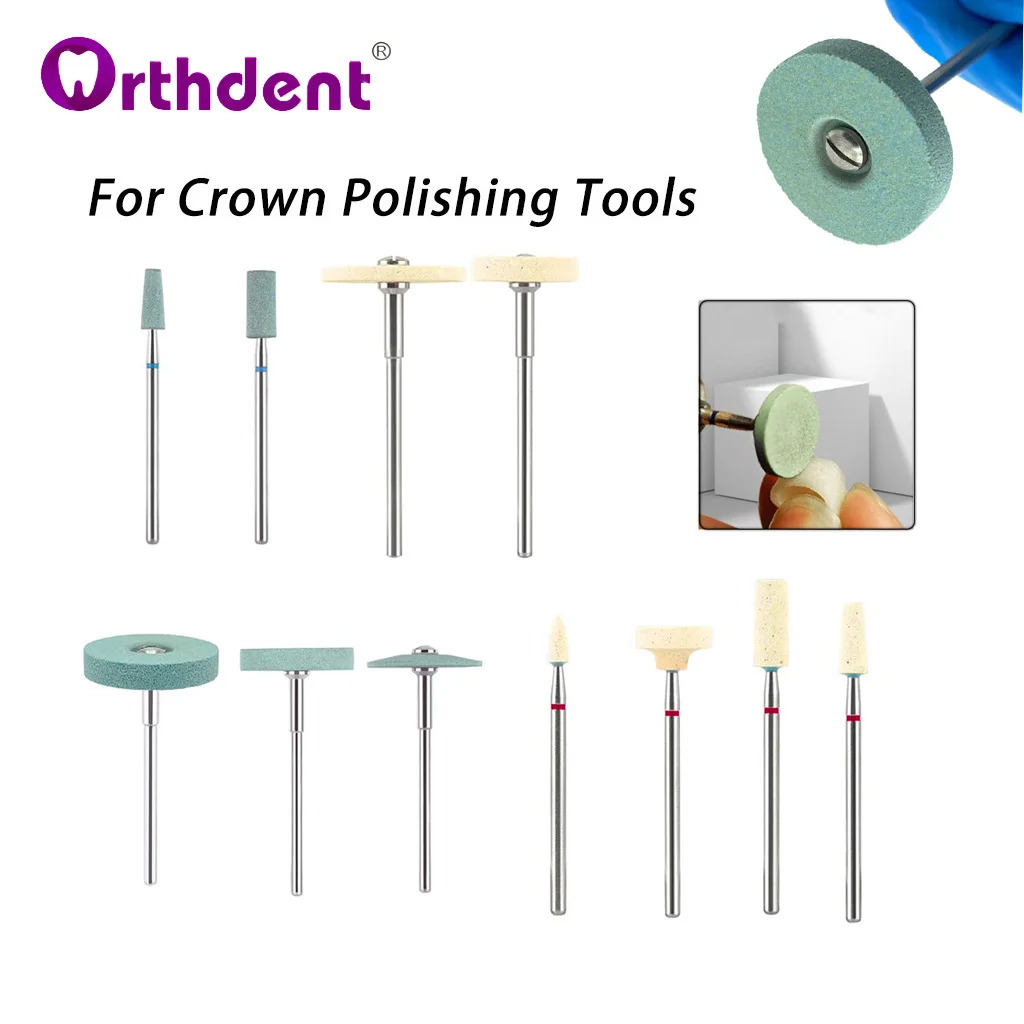 DentalPolisherCeramicDiamondGrindingHeadStoneCrownsPolishing