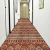 Persian Long Corridor Carpet Non-slip Hall Runner Carpets Stairway Hallway Decoration Home Floor Mats Customizable Aisle Rug 1