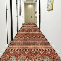 Persian Long Corridor Carpet Non-slip Hall Runner Carpets Stairway Hallway Decoration Home Floor Mats Customizable Aisle Rug 1