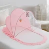Baby Bed Infant Mosquito Nets Foldable with Cotton Pillows Portable Folding Baby Bedding Crib Netting 5