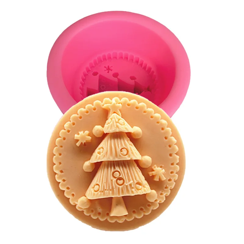 

Креативная Рождественская елка, силиконовая форма для мыла, наборы для изготовления мыла, форма для торта ручной работы в виде свечи, рождественские подарки-поделки