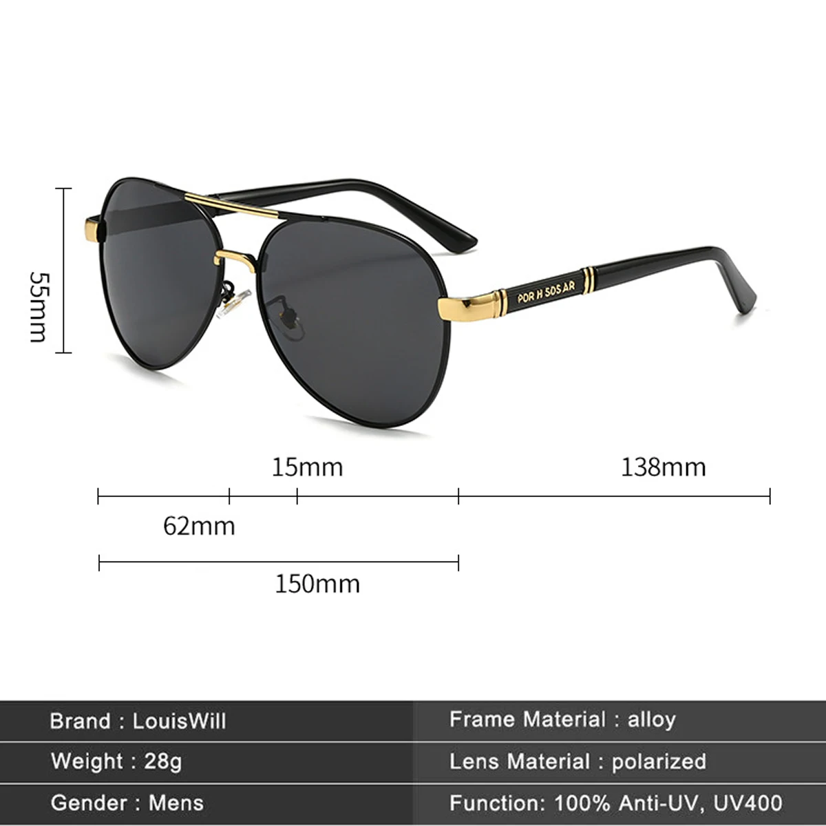 Day-to-Night Driving Sunglasses for Men