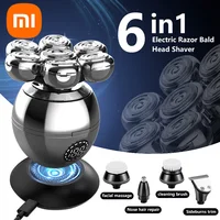 Xiaomi Electric Shaver Wet Dry For Men Beard Hair Trimmer Face Electric Razor Rechargeable Bald Head Shaving Machine LCD Display 1