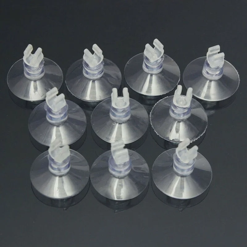 10pcs/Lot Plastic Aquarium Suction Cup Holder Fish Tank Sucker Sucker For Fish Tank Pump Airline Tube Holder Aquarium Accessory