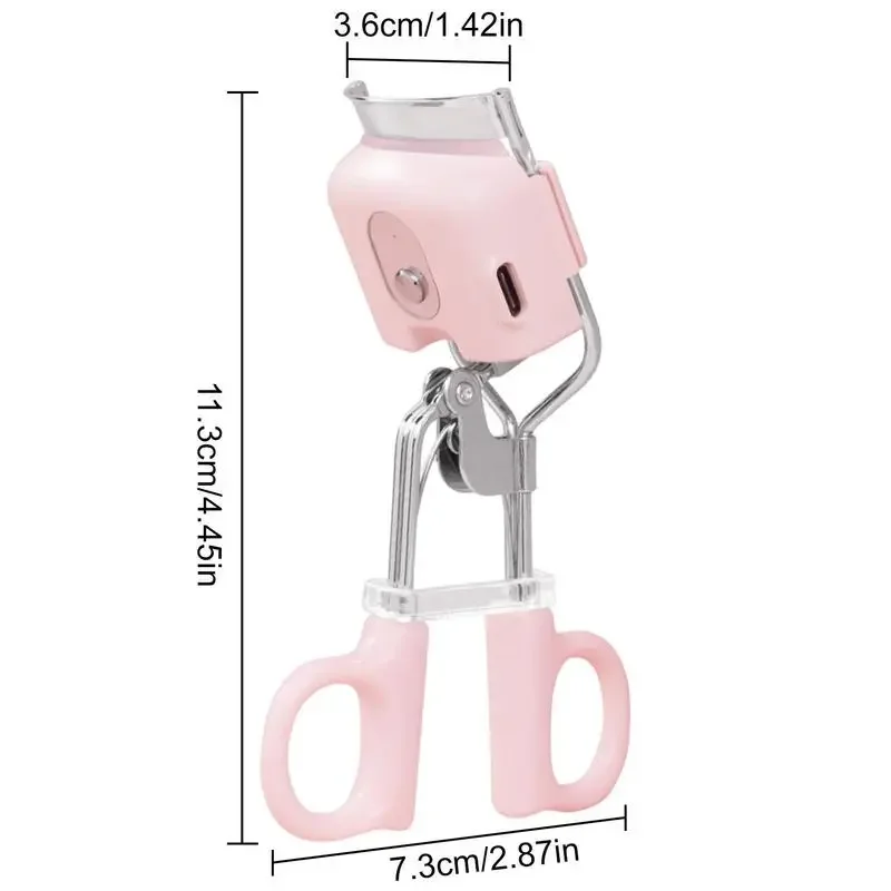 Electric Eyelash Curler Portable Electric Heated Comb Eye Lash Perm Long Lasting Eyelashes Thermal Eyelash Curler Makeup Tools eyelash curler
