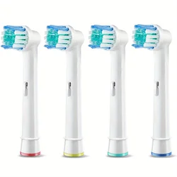 Premium Replacement Brush Heads - 16 - Pack for Electric Toothbrushes - Ideal for Adults & Kids (4 Replacement Heads)