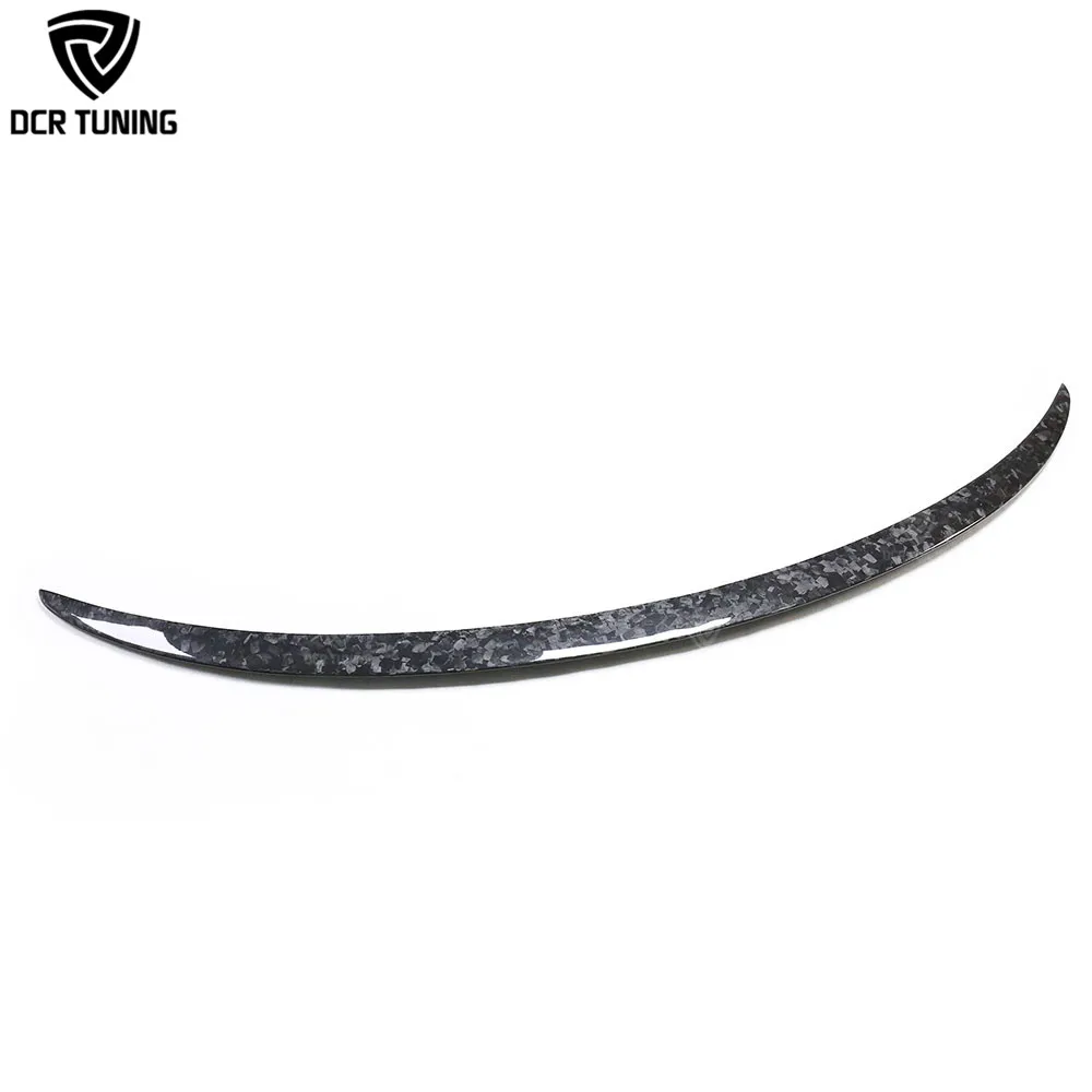 

Prepreg Forged Carbon Fiber Car Rear Trunk Lip Wing for Tesla Model 3 Sedan Rear Spoiler Exterior Accessories Performance Type