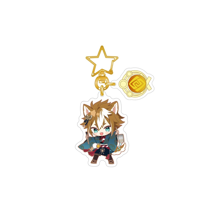 Ударопрочный брелок для ключей, Shikanoin шатье, Paimon, Sayu, Kamisato, Ayato, Yae, Miko, Raiden, Shogun, Thoma, акриловый кулон, ювелирные изделия