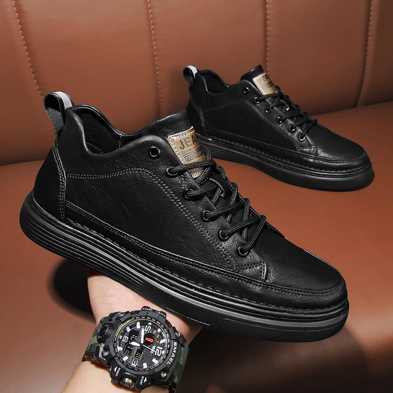

2024 Casual Fashion All-match Trendy Shoes Round Toe Outdoor Tenis Masculino Adulto Sneakers Heren Schoenen