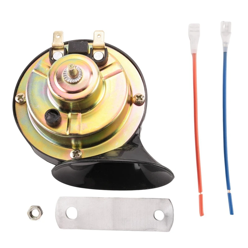 Car Universal Horn 12V 300DB Horn Waterproof Electric Snail Air Loud Raging Sound For Car Motorcycle Truck Boat Siren