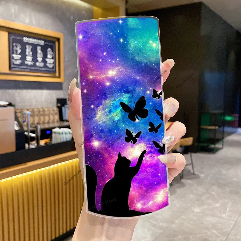 Clear Soft Silicone Cute Painted TPU Case Cover