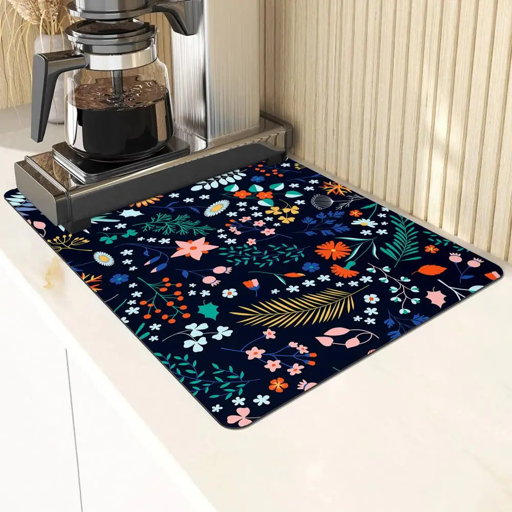 Alfombrilla de cocina absorbente para utensilios, alfombrilla para