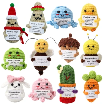 Crochet Doll with Affirmation Card 1