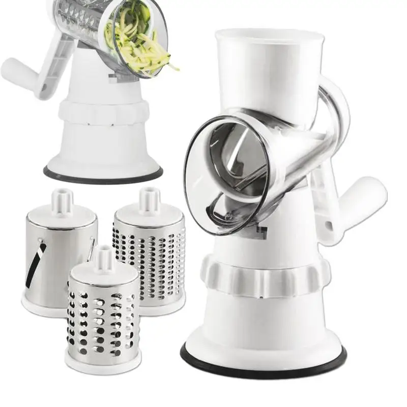 

Manual Vegetable Cutter Stainless Steel hand Chopper Processor Vegetable Slicer Chopper Grinder Rotary Slicer Kitchen gadgets