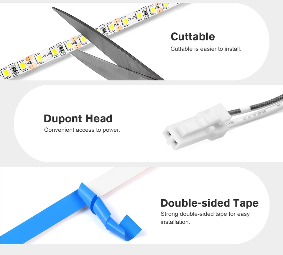 Dupont COB 2835SMD LED Strip Light image 4