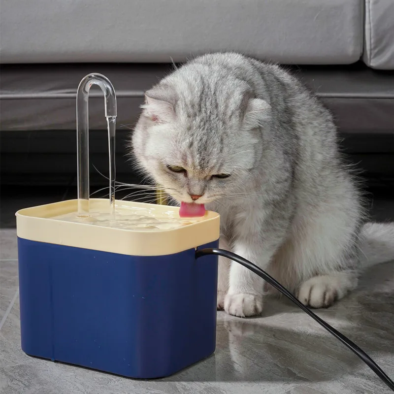 

Cat Water Fountain Automatic Filter USB Mute Cat Dog Drinker Bowl 1.5L Recirculate Pet Drinking for Cats Water Dispenser Feeder