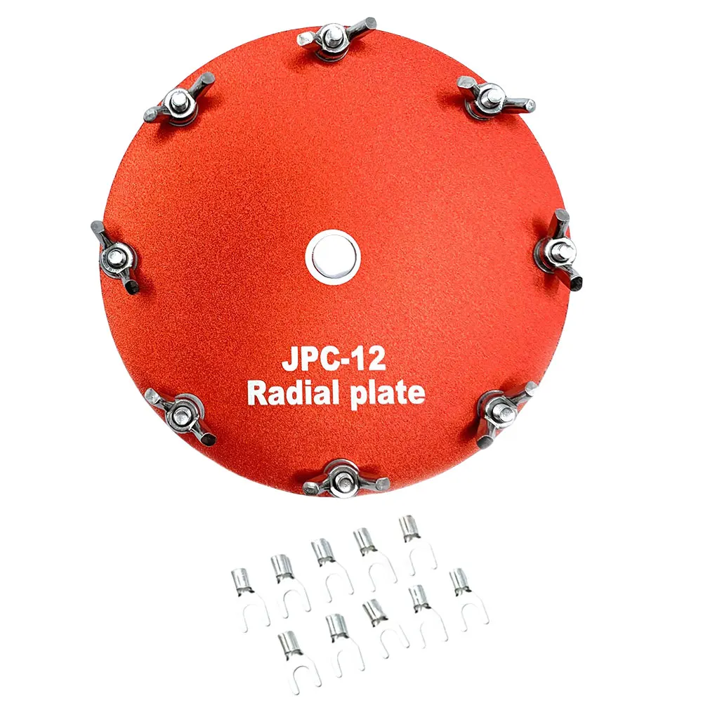 포크 터미널 블록이 있는 전용 네트워크 디스크 1개 PAC-12 JPC-12 휴대용 단파 안테나용 접지 네트워크 확장 플레이트