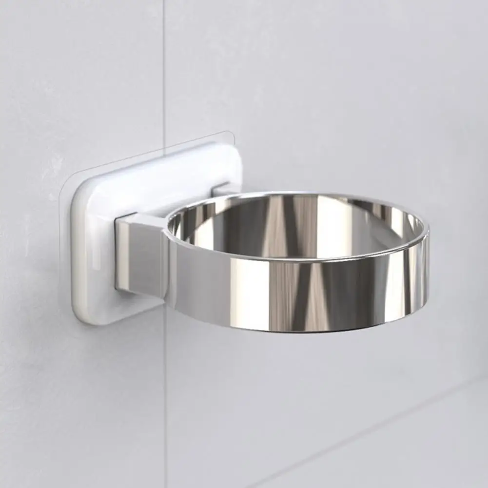 Hair Dryer Holder Wide Usage Hair Dryer Holder Strong Load-bearing Plastic Labor-saving Universal Hair Dryer Organizer Bathroom 3