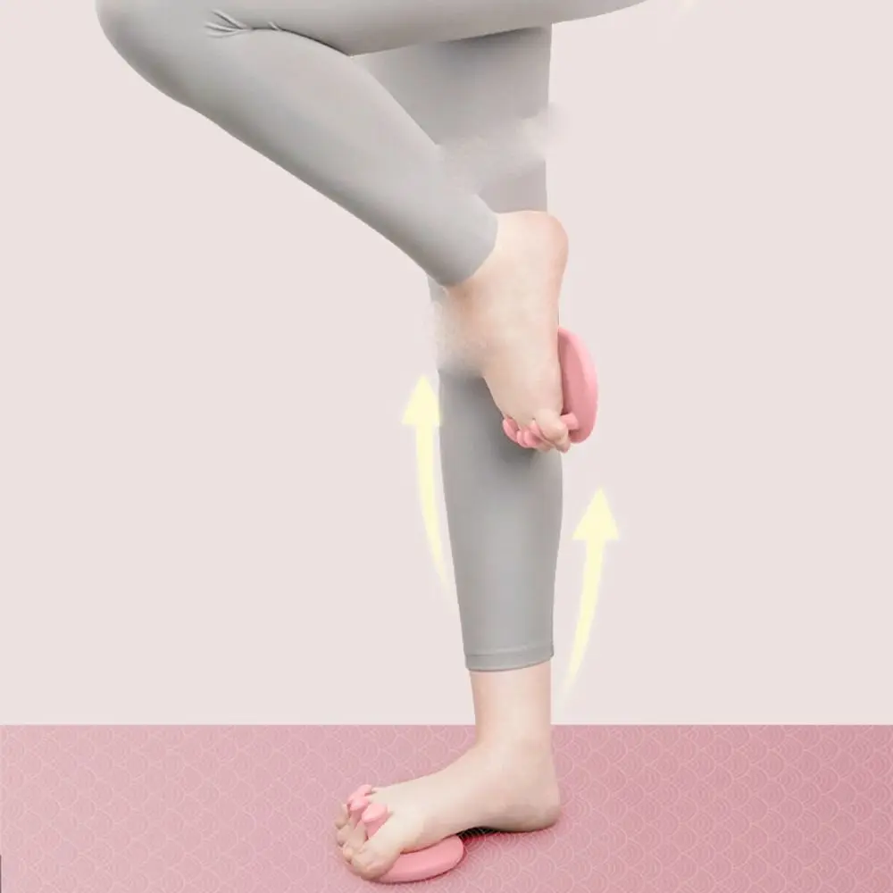 1 Pair Anti Drop Foot Arch Trainer Soft Non Slip Toes Separators Lightweight Silicone Overlapping Toes Corrector Thin Legs