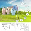 Clothes Drying Racks Outdoor, 82 Inches Updated Version,Stainless Steel Laundry Drying Rack for Indoor Outdoor and The Balcony 4