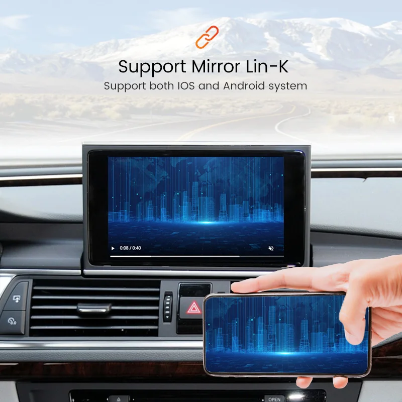  ī÷ Ai ڽ, ƿ A1 Q3 A4 A7 A8 MMI 3G OEM ȭ ̽ , ȵ̵ ڵ ڴ ڽ, GPS Siri BT FM