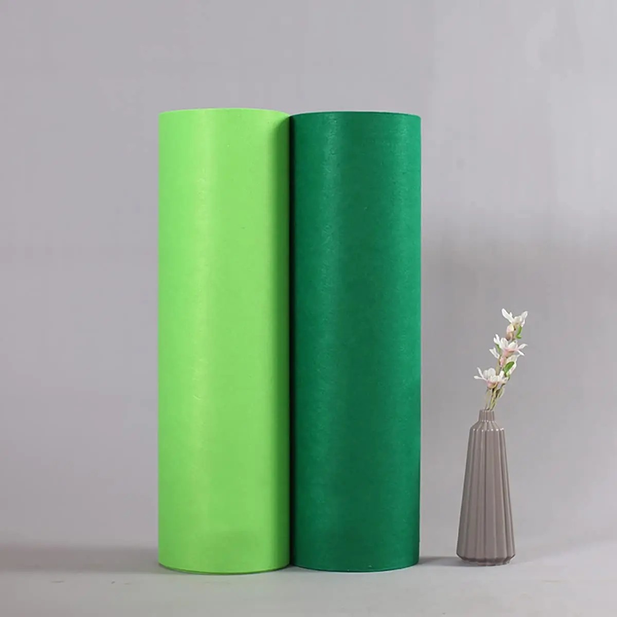 Wedding carpet Green holiday celebration wedding carpet 1 piece non-woven fabric